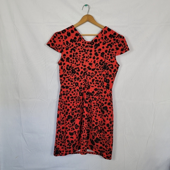 NWT Betsey Johnson Cheetah Print Size 12P Dress - Picture 3 of 6